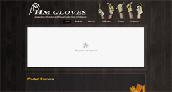 Desktop Screenshot of hmglove.com